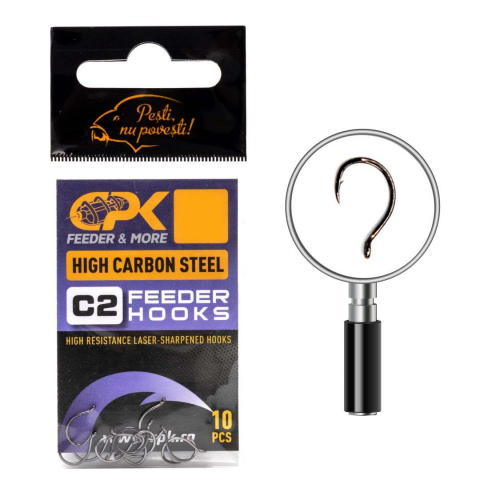 Carlige Feeder, Stationar - C2 Feeder Hook nr.14(10buc)