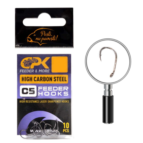 Carlige Feeder, Stationar - C5 Feeder Hook nr.16(10buc)