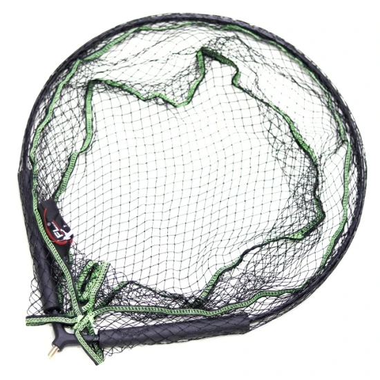 Подсаки - Голова подсака прорезиненная FL средняя ячейка с поплавком 50×40 см
