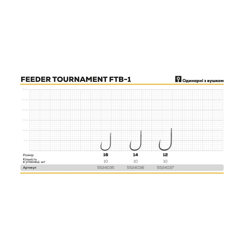Carlig BKK Feeder Tournament FTB-1 #12 10buc. [1]