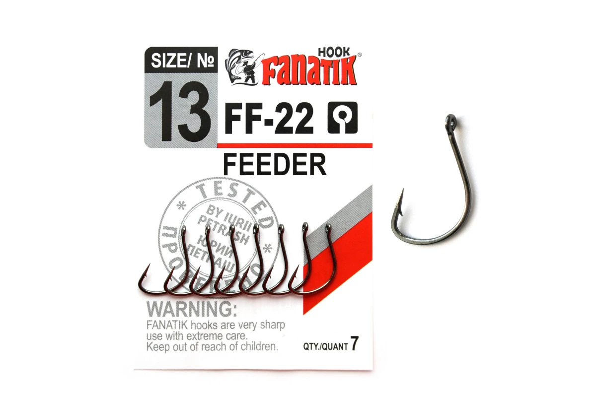 Крючки на хищника - Крючок FANATIK FF-22 FEEDER #13 7шт.