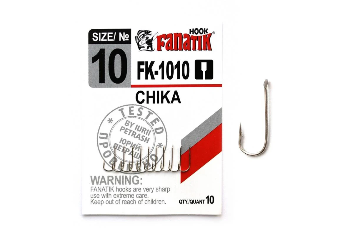 Крючки на хищника - Крючок FANATIK FK-1010 CHIKA #10 10шт.