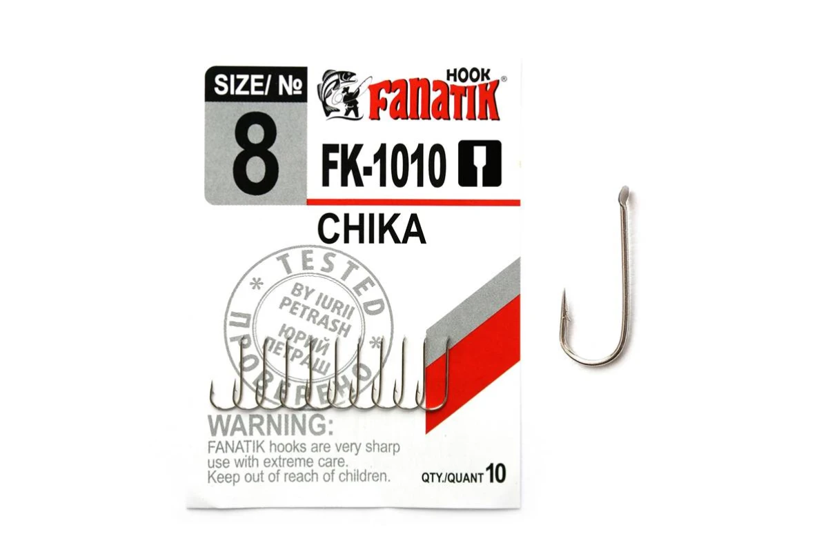 Крючки на хищника - Крючок FANATIK FK-1010 CHIKA #8 10шт.