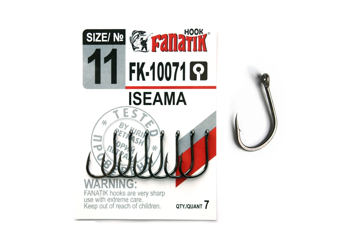 Крючки на хищника - Крючок FANATIK ISEAMA FK-10071 #11 7шт.