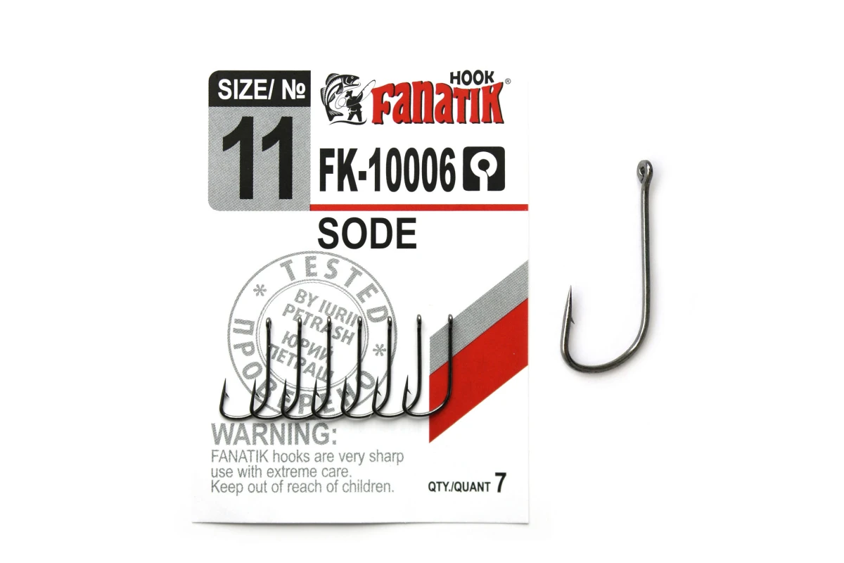 Pescuitul în Moldova - Cârlig FANATIK SODE FK-10006 #11 7buc.