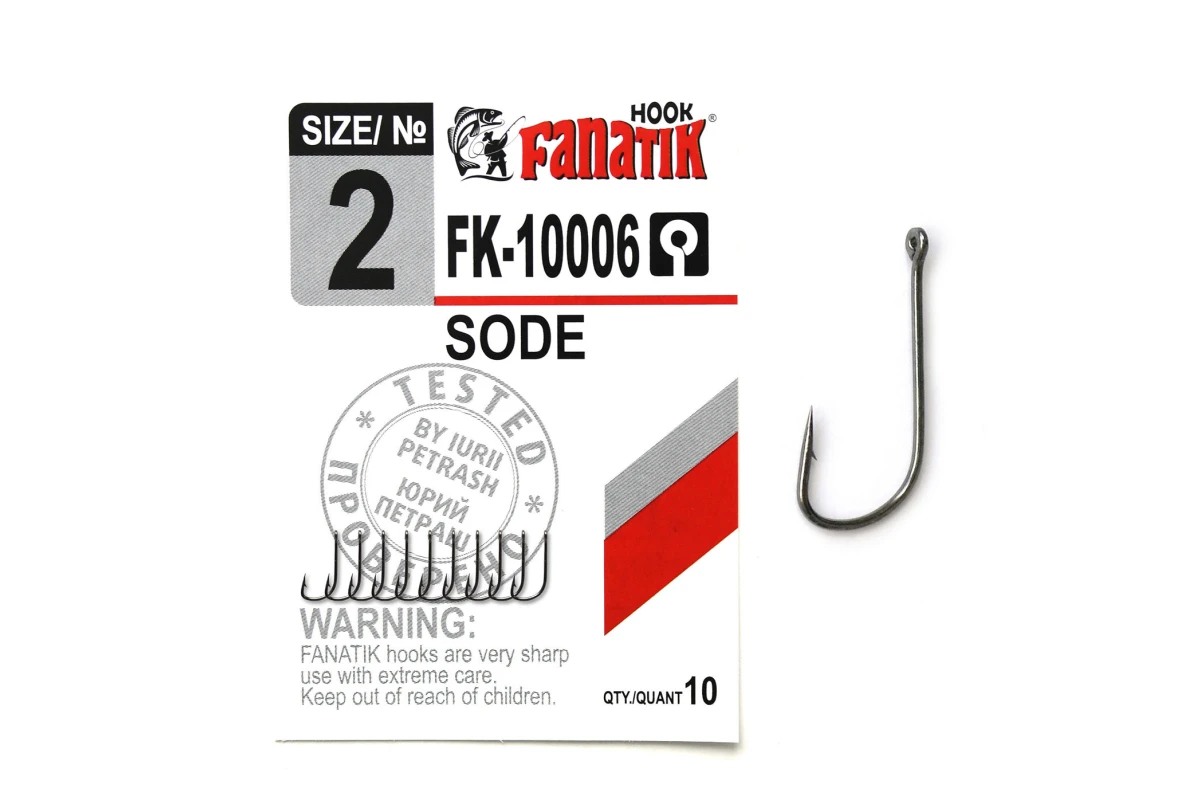 Крючки на хищника - Крючок FANATIK SODE FK-10006 #2 10шт.