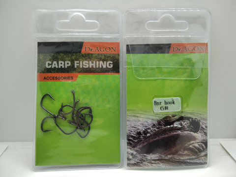 Carlige crap - Cârlige din teflon pentru crap Dr.Agon Bnr Hook N6