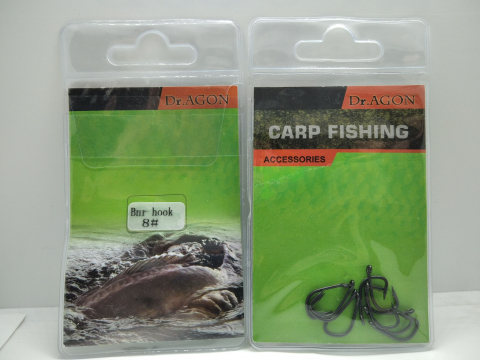 Carlige crap - Cârlige din teflon pentru crap Dr.Agon Bnr Hook N8