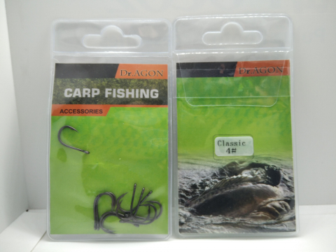 Carlige crap - Cârlige din teflon pentru crap Dr.Agon Classic N4