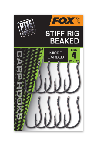 Рыбалка в Молдове - Крючки FOX Stiff Rig Beaked, №6