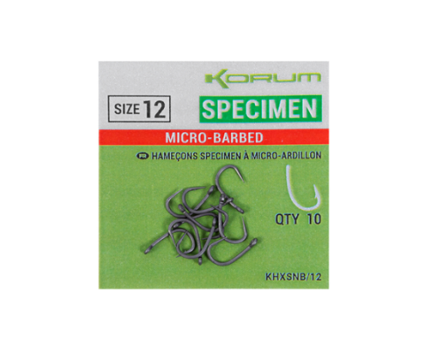 Carlige Korum Xpert Specimen Micro-Barbed Hook nr.8 [1]