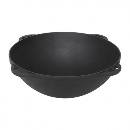 Vesela - Ceaun din fonta 22l cu capac (fund plat)