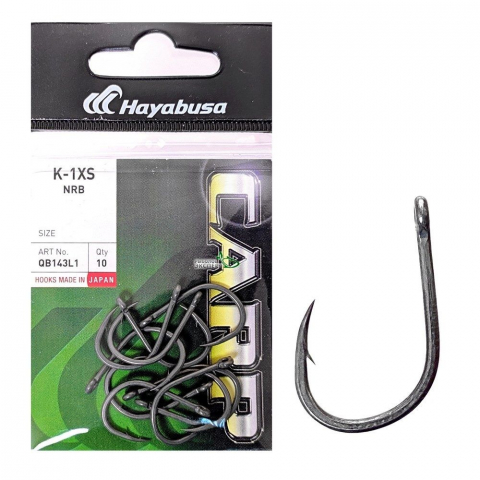 Карповые крючки - Крючок Hayabusa K-1XS NRB №2(10buc)
