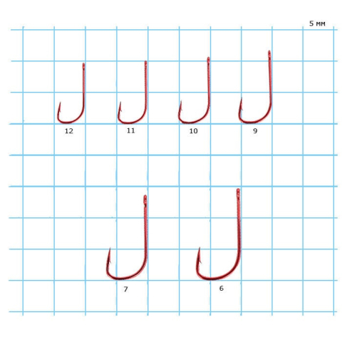 Крючки Hayabussa H.SDE198R #7 10шт. [1]
