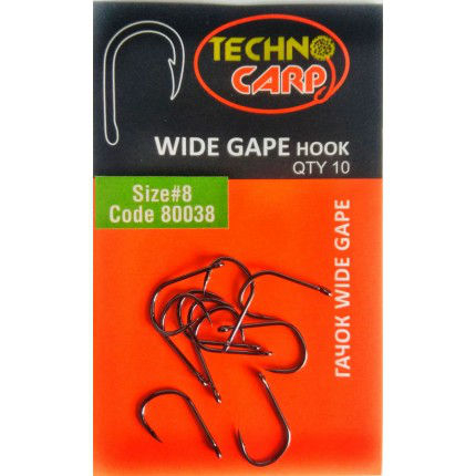 Carlige crap - Cirlig p/u crap "Wide Gape" №8 NEW