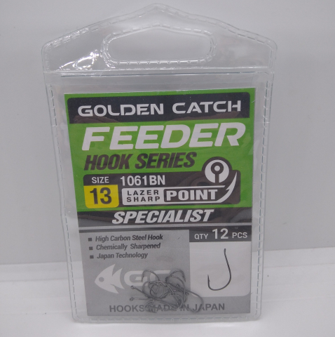 Pescuit Feeder, Stationar, Pluta - Cîrlige Golden Catch Feeder Nr13, 12buc