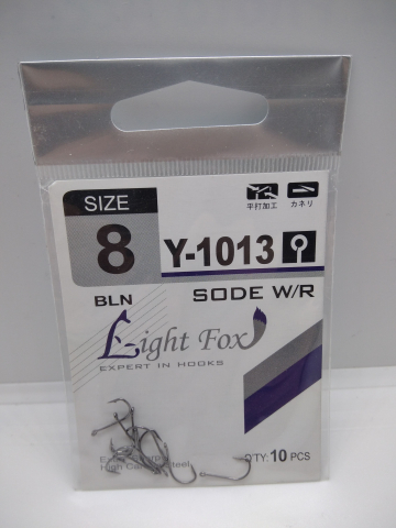 Карповые крючки - Крючки Light Fox Y-1013 Nr8, 10шт
