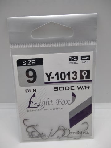 Карповые крючки - Крючки Light Fox Y-1013 Nr9, 10шт