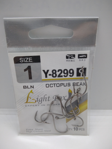 Pescuit la crap - Cîrlige Light Fox Y-8299 Nr1, 10buc