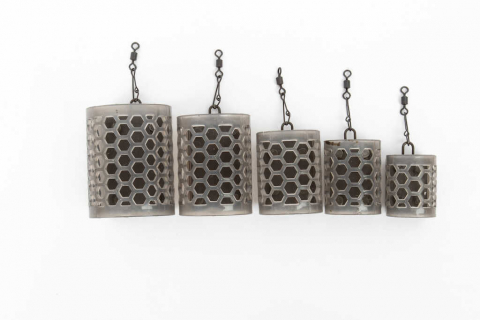 Plumbi, cosulete, momitoare - Cosulet EXTRA LARGE 50G PRESTON HEXMESH PLASTIC OPEN END FEEDER