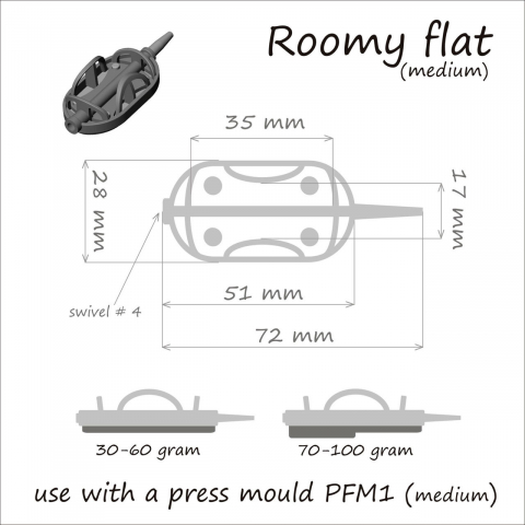 Cosulet Roomy Flat+pivot №4 90gr*1buc [3]