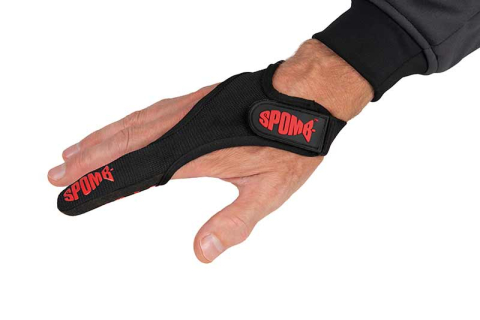 Pescuit la crap - Degetar Spomb Finger Stall, Black-red