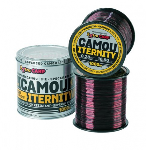 Pescuit la crap - EXC Fir Monofilament ITERNITY Camou 1000m - 0.33mm