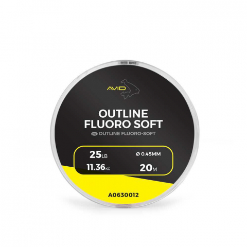 Pescuitul în Moldova - Fir Avid FLUORO-SOFT 20M-20LB/9.09KG -0.39MM
