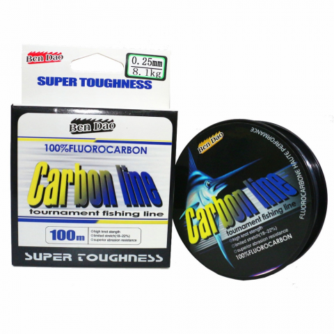 Fire feeder, stationar - Fir Carbon Line fluorocarbon (0.25mm)
