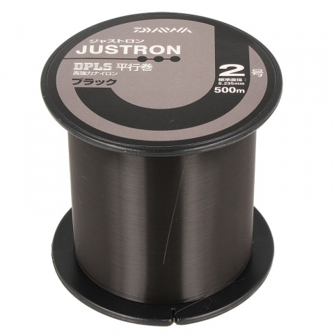 Карповая леска - Леска Daiwa JUSTRON DPLS 500m №2.5 0.260mm 10lb Black
