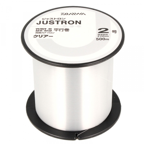 Monofilament Crap - Fir Daiwa JUSTRON DPLS 500m №4 0.330mm 16lb Clear