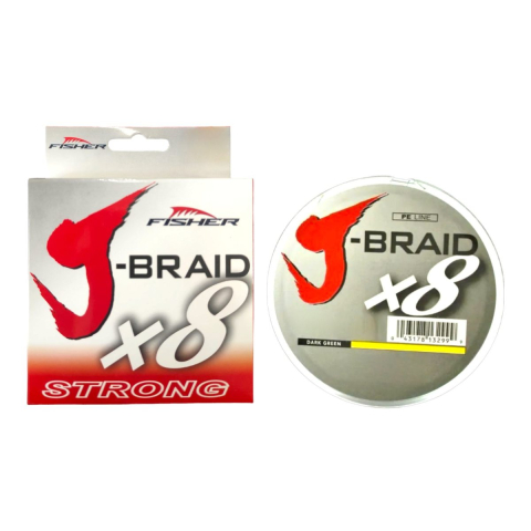 Fire pentru forface - Fir împletit FISHER J-BRAID 8X 100m, 0.35mm