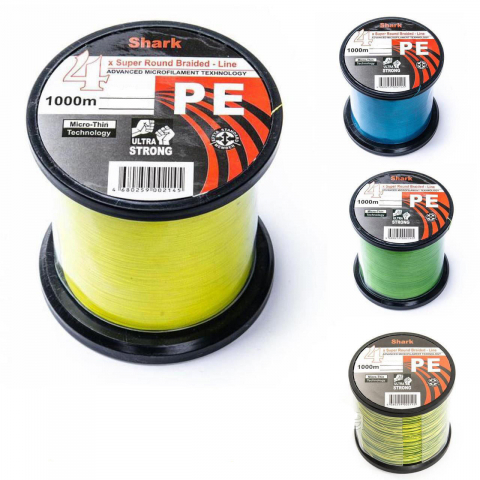 Textil - Fir impletit SHARK PEX4 1000m (0.16)