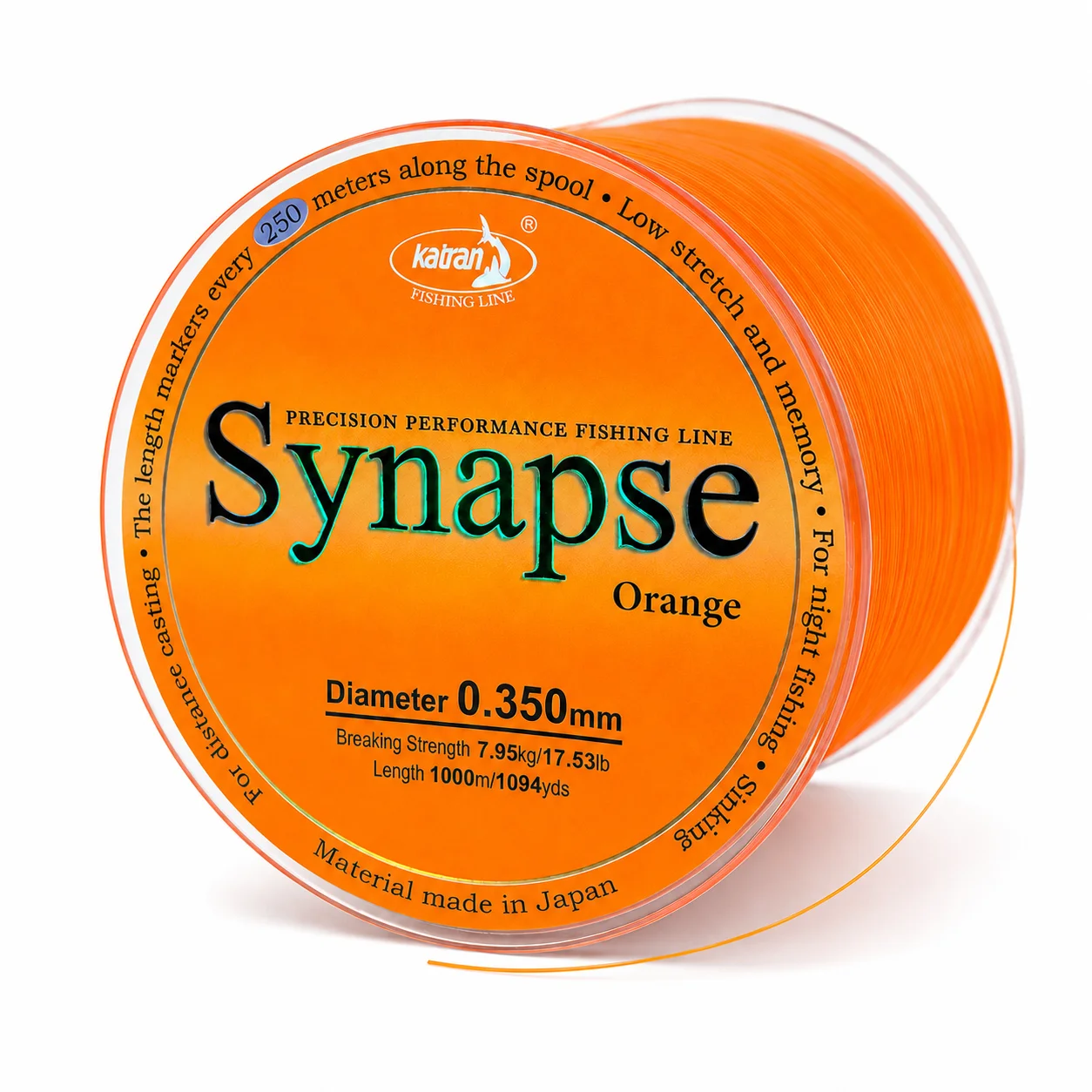 Pescuitul în Moldova - Fir monofilament KATRAN SYNAPSE Orange 0.234mm, 1000m