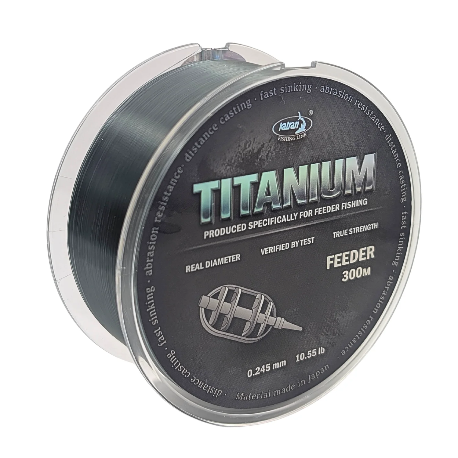 Pescuitul în Moldova - Fir monofilament KATRAN TITANIUM Feeder 0.245mm, 300m