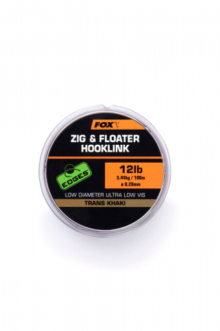 Fire feeder, stationar - Fir pentru forfac Fox Zig & Floater Hooklink Trans Khaki 12lb