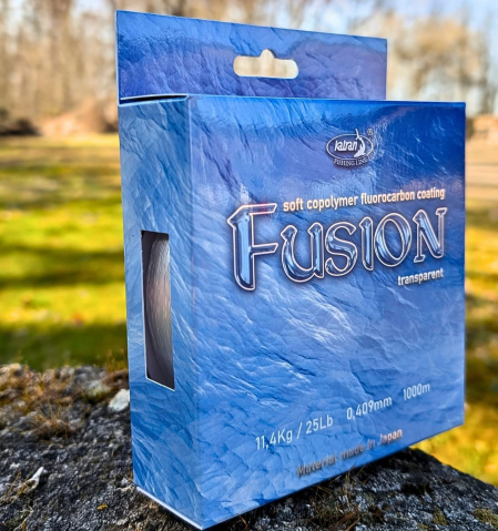 Fir principal Katran FUSION, transparent, fluorocarbon coated 0.409mm 1000m [2]