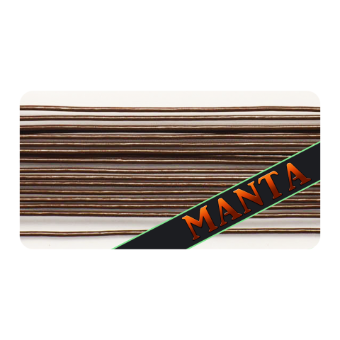 Fir textil acoperit pentru forfac KATRAN MANTA BROWN 45LB, 10m [1]