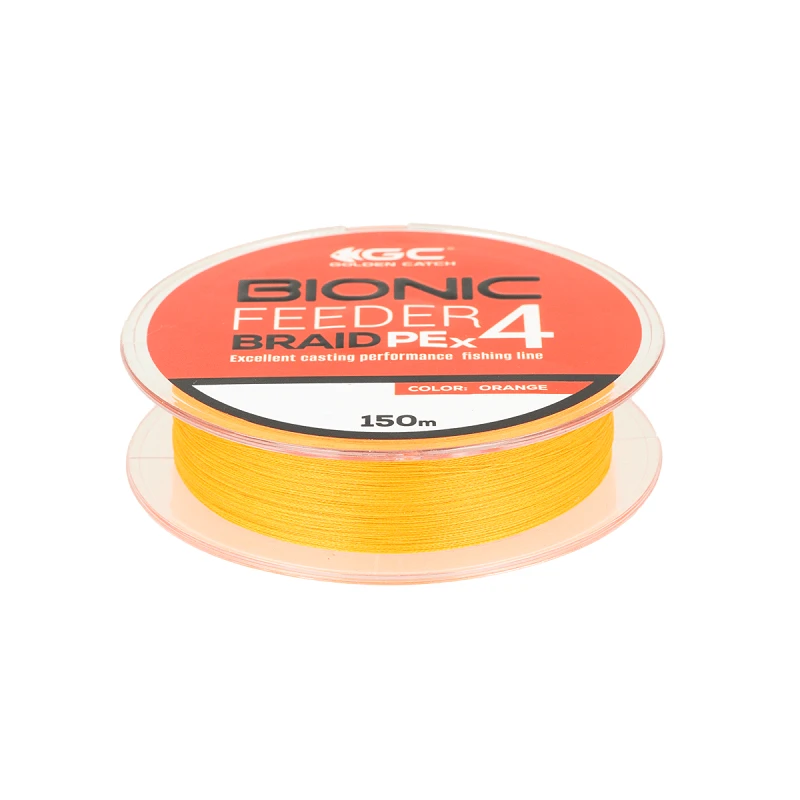 Шнур GC Bionic Feeder PE X4 150m, Orange #0.8 [1]