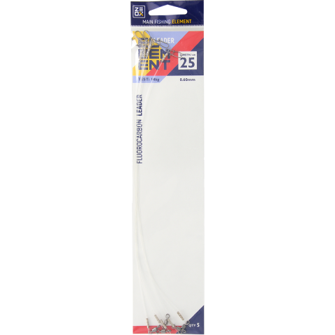 Forfaci la rapitor - Forfac Zeox fluorocarbon 15cm 0.60mm 14kg(5buc)