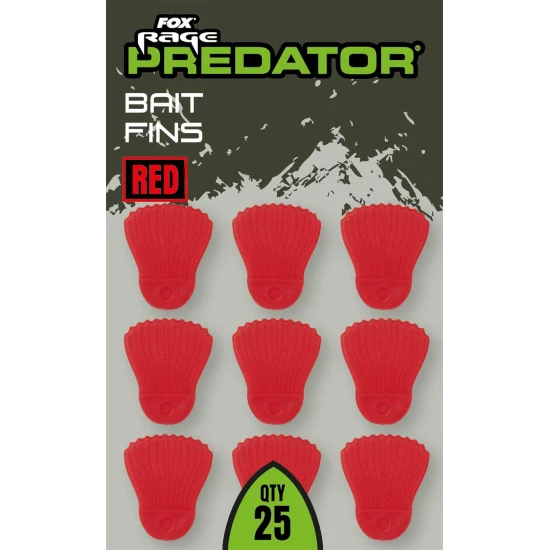 Наборы оснасток - Fox Rage Bait Fins Red 25 шт.