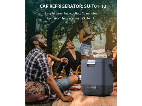 Frigider portabil cu compresor 12L, 12V/24V/220V, -20°C ~ +20°C, Mod ECO/MAX, model T01-12 [7]