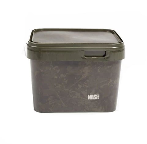 Pescuitul în Moldova - Găleată dreptunghiulară NASH Spot On Camo, 10 L