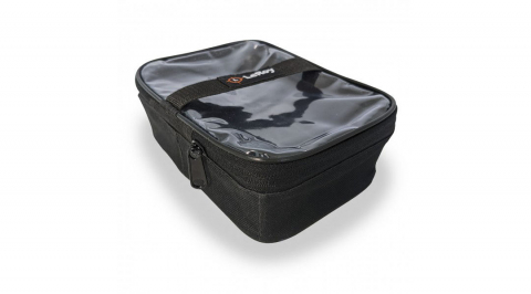Geanta regida cu capac transparent LeRoy Solid S (haki) [2]
