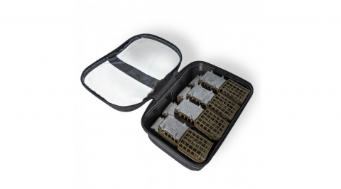 Geanta regida cu capac transparent LeRoy Solid S (haki) [5]