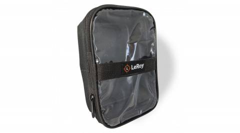 Geanta regida cu capac transparent LeRoy Solid S (haki) [3]