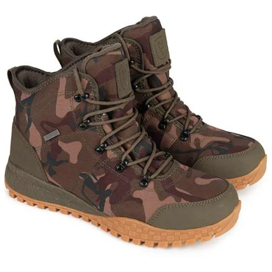 Pescuitul în Moldova - Ghete Fox V2 Boots, Khaki/Camo marimea 42