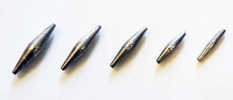 Plumbi, cosulete, momitoare - Greutate Оливка 1гр. 1/100