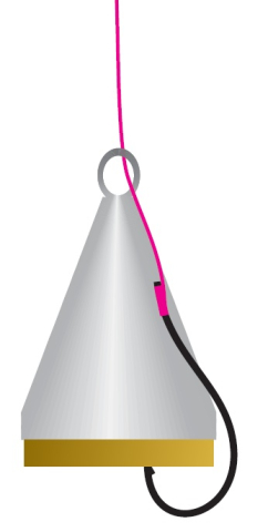 Plumbi, cosulete, momitoare - Greutatea pentru Masurarea Adancimii cu Pluta 20 g