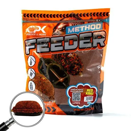 Nada - Groundbait CPK Method Feeder Faina de Peste & Pelete Red Krill, 900g
